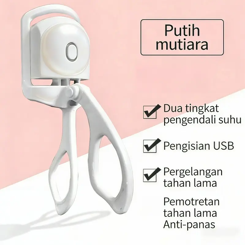 Electric Eyelash Curler-White