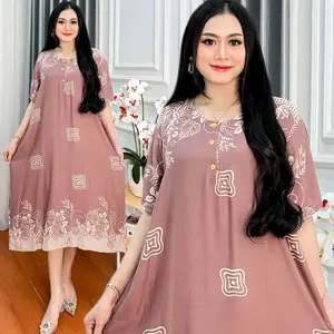 HOMEDRESS DASTER JUMBO RAYON CANTIKA LD 130 BUSUI BUMIL ADEM