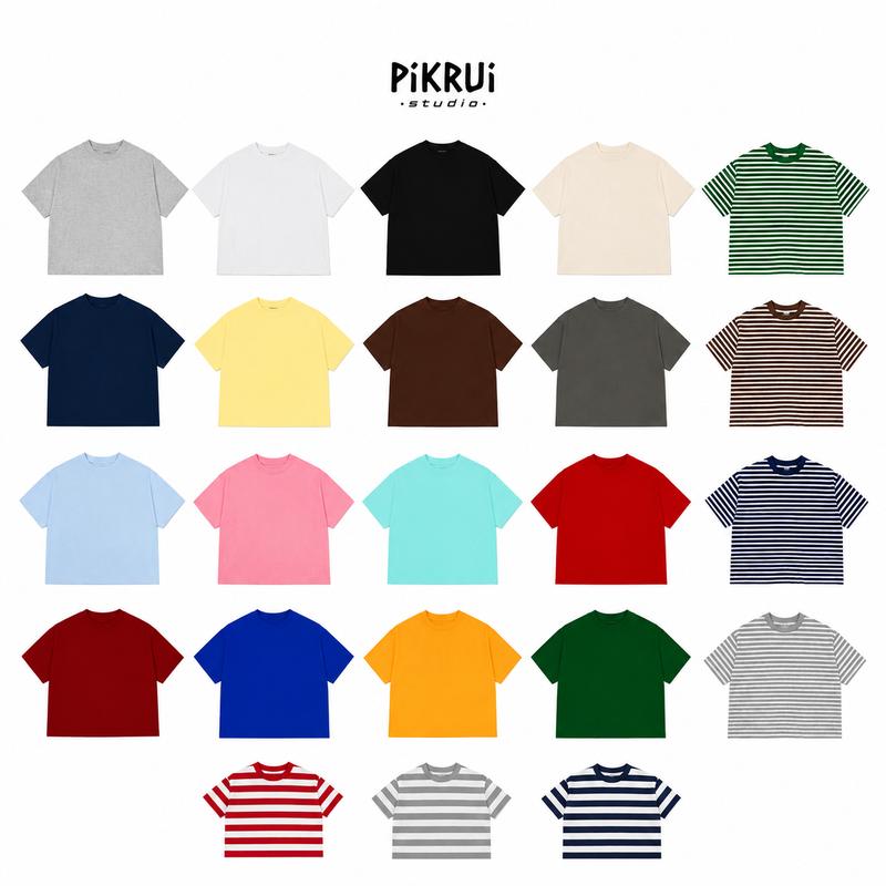 Áo thun from boxy áo trắng đen cotton 250gsm chất thun mềm mịn thoáng mát