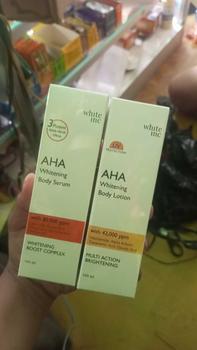 Product Review of [100ml] WHITE INC AHA Body Lotion to Whitening & Moisturising | Hand Body Lotion Pencerah Mencerahkan Melembabkan Sebagai Body Booster |  Arbutin, Glycolic, Niacinamide from A**a 0