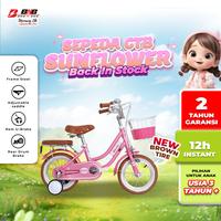 Gambar BNB (Bike N Bike) - Sepeda Anak Perempuan Usia 3 - 10 Tahun CTB Sunflower Ukuran 12 16 18 Inch New - Bright pink, 12 inch dari Bike n Bike Kab. Tangerang 2 Tokopedia