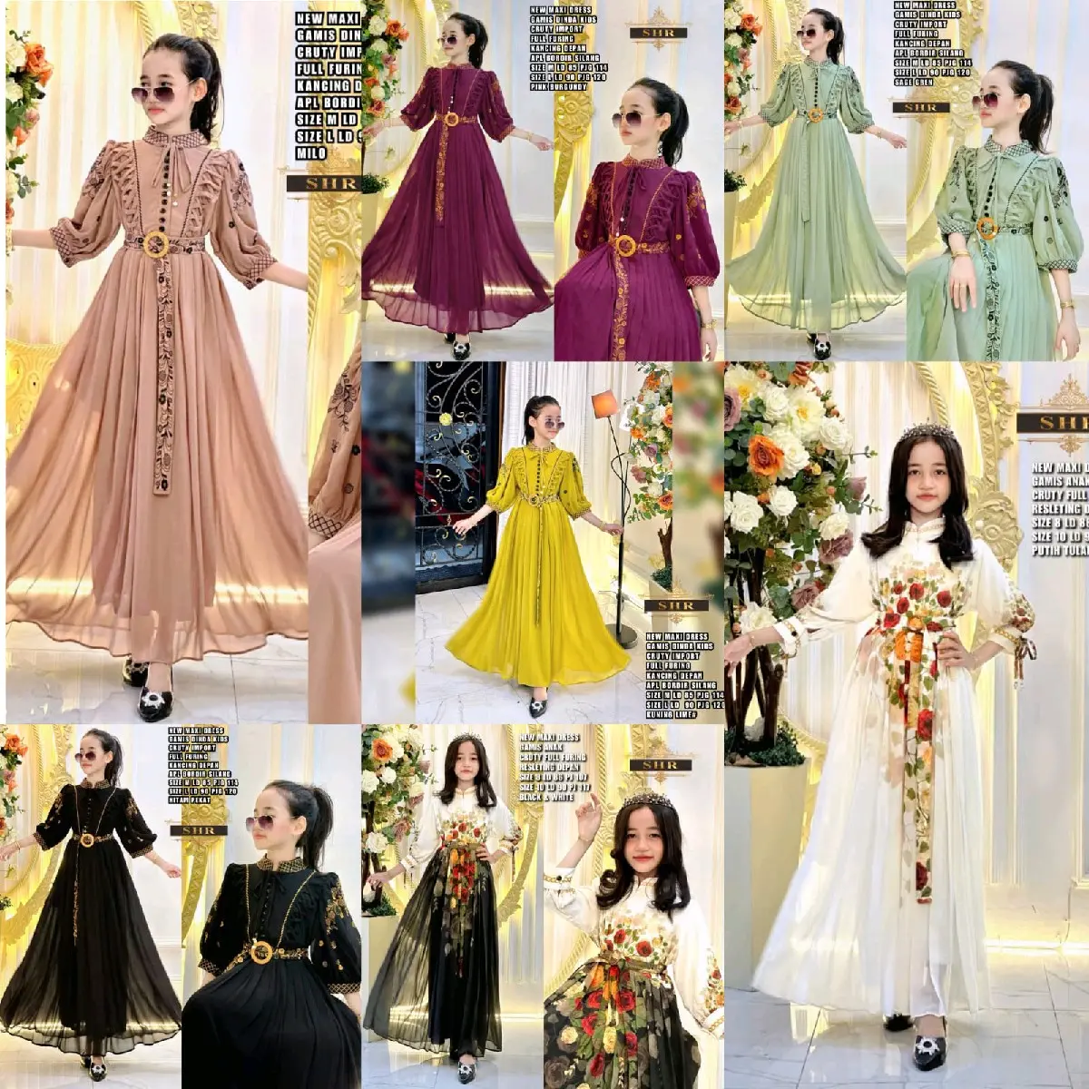ready!! gamis new SHR ceruty babydoll