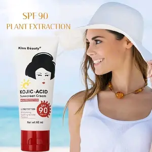 Kojic Acid Sunscreen Cream SPF 90 PA++ Plant Extraction High Protection 60 ml