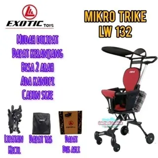 SPACE BABY STROLLER EXOTIC MAGIC STROLLER PASIFIC LW 011 / LW 116 / LW 120 / LW 126 / LW 132 Kualitas Tinggi 0