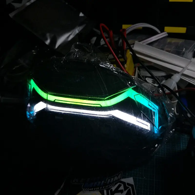 ( Bebas requet ) stoplamp lazy vario 160, rgb 210mode, setting aplikasi 2