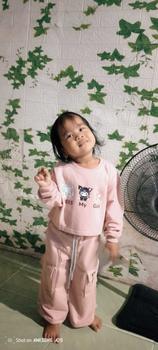 Product Review of Masyken Setelan Sweater Anak Perempuan Crop Top Usia 1-6 Tahun Bayi Parsel TPE Beige from ** G**i ** 1