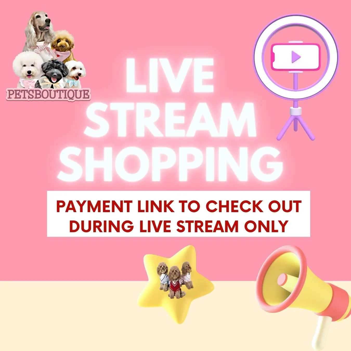 Petsboutique - Live Shopping
