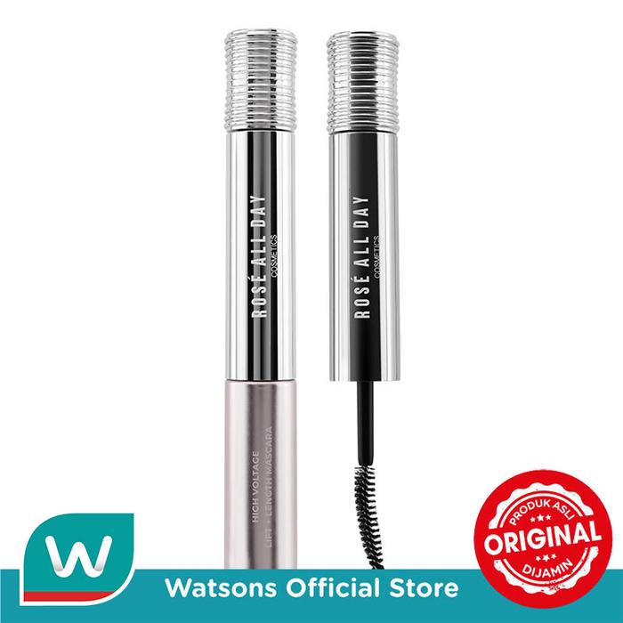Gambar Rosé All Day Cosmetics High Voltage Lift + Length Mascara Black dari Watsons Indonesia Official Store Kab. Tangerang Tokopedia