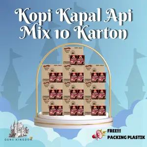 [GENSKINGDOM 03] - KOPI KAPAL API 10 DUS 120 RENCENG 1200 PCS