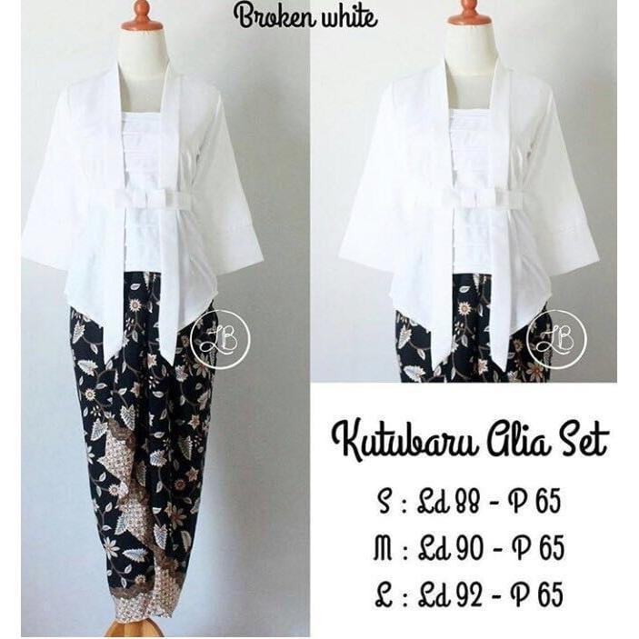 Setelan Kebaya Kutubaru Pita / Kebaya Modern Floy 0