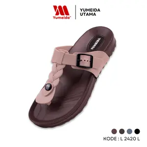Yumeida L-2420 L - Sandal Wanita Jepit Karet Anti Slip