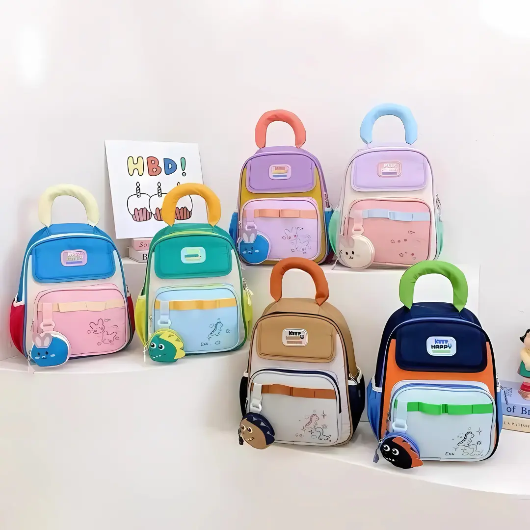 [RA.ID] DidoBag - Tas Ransel Anak TK Anti Air Motif T-Rex Rabbit Kelinci Pengait Dada Import / Tas Sekolah Laki-Laki Ransel Backpack Karakter RA.ID