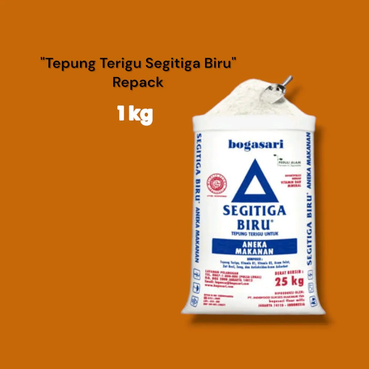 Tepung Terigu Segitiga Biru - 1kg