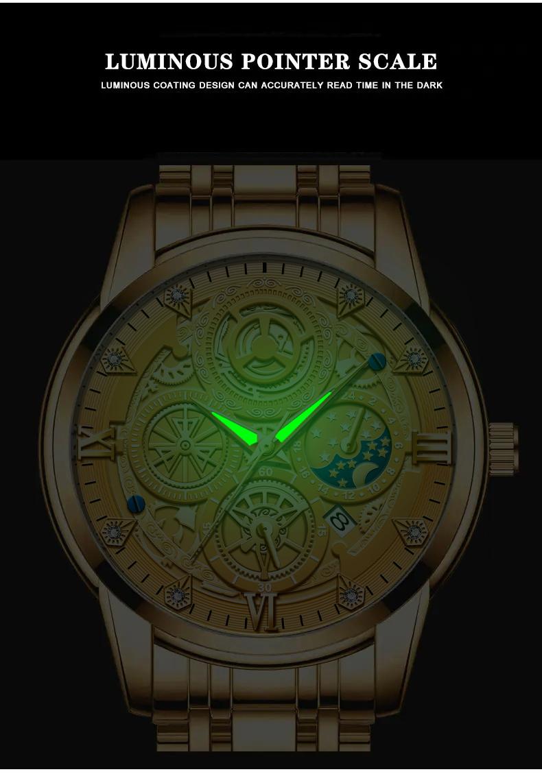 COD AIYISHI Jam Tangan Mewah Terbaru Tahan Air Men Watch Kalender Aktif BISA COD-2369