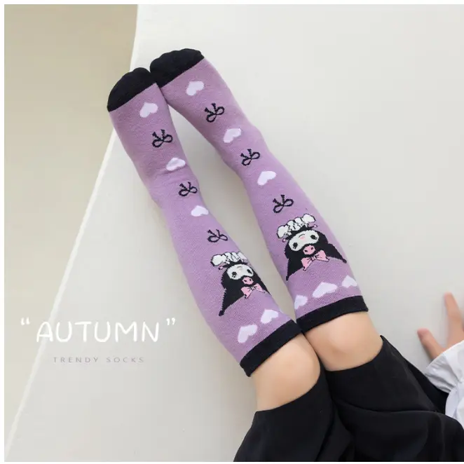 [Tokobig] Kuromiungu4 Kaos Kaki Anak Import Kaos Kaki Anak Perempuan Kaos Kaki Panjang 8