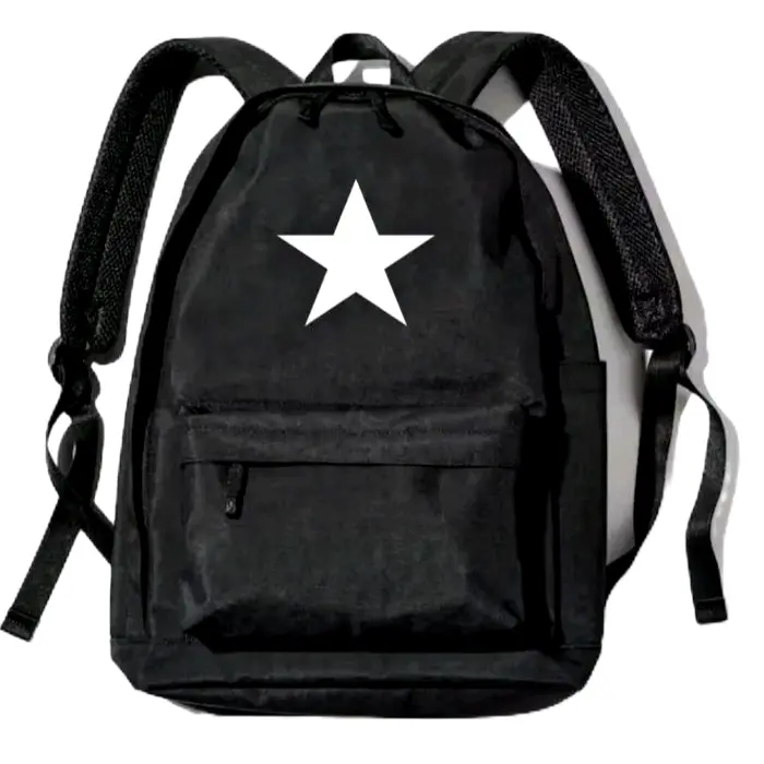 Tas Ransel Model Gendong Bintang Polos untuk Anak Sekolah - Backpack, Wanita 0