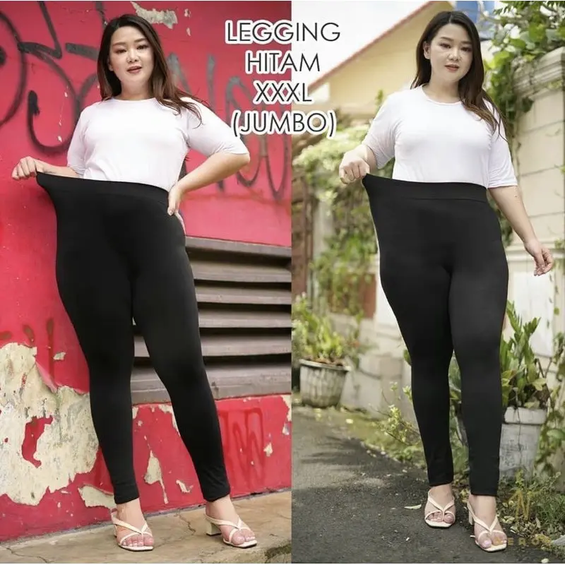 LEGGING IMPORT HW SUPER JUMBO FIT TO XXXXL / LEGGING IMPORT WANITA Stretch