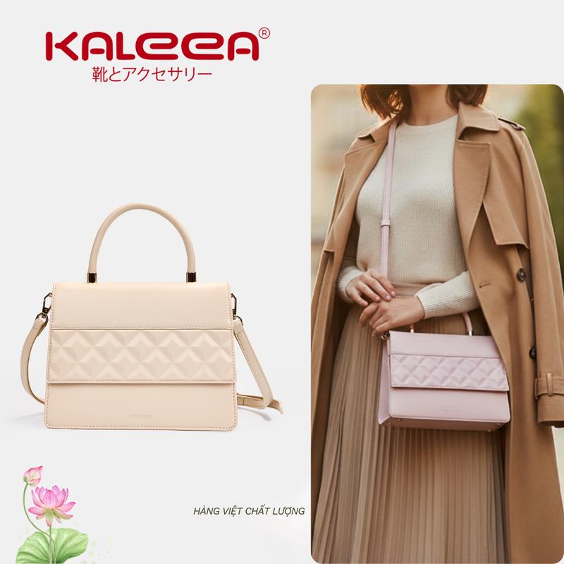 KALEEA JX08 - Túi Xách Nữ Túi Đeo Chéo Hàng Hiệu Thanh Lịch Điểm Vân Sang Trọng Size 26cm