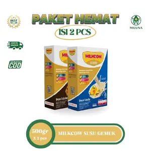 (PAKET HEMAT ISI 2) MILKCOW Susu Sapi Penggemuk dan Peninggi Badan Pelengkap Gizi Anti Stunting 500gr - Membantu Pertumbuhan & Kesehatan Anak