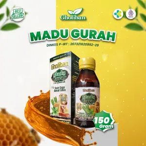 Gholiban Madu Gurah Flu & Batuk 150 Gram - Madu Gurah Gholiban Best Seller Dinkes P-IRT 207321620992-29