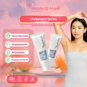 [PAKET HEMAT] Underarm Cream & Scrub 50gr Krim Ketiak Untuk Mencerahkan Dan Menghilangkan Bau Badan with niacinamide Selangkangan Tubuh Pencerah Kaki Memutihkan Hitam Perontok Exfoliating
