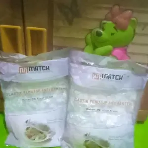 [100 pcs] Plastik Pelindung Makanan Food Grade Penutup Makanan Plastik Karet Shower Cap Penutup Kepala