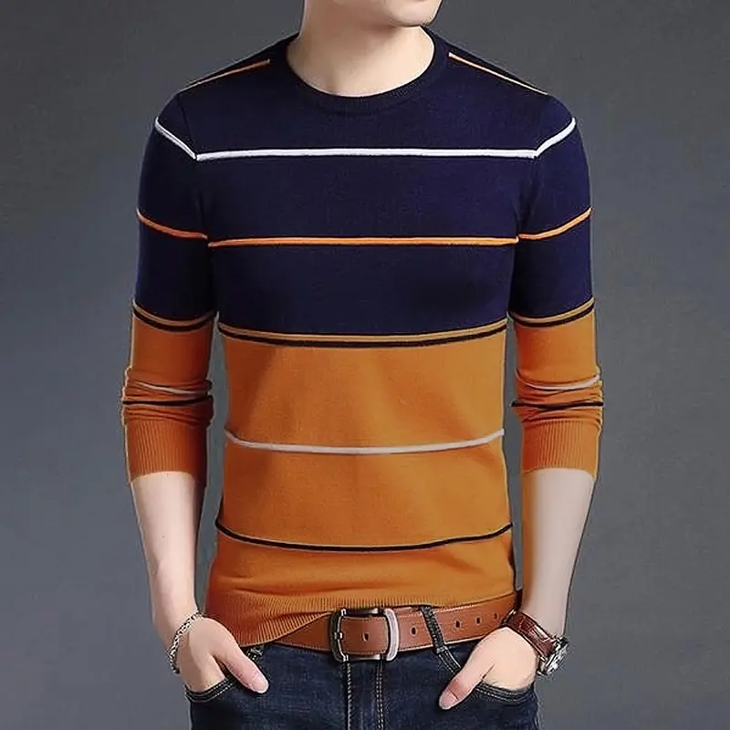 terlaris baju atasan pria sweater rajut double aries Knitwear Tebal 1