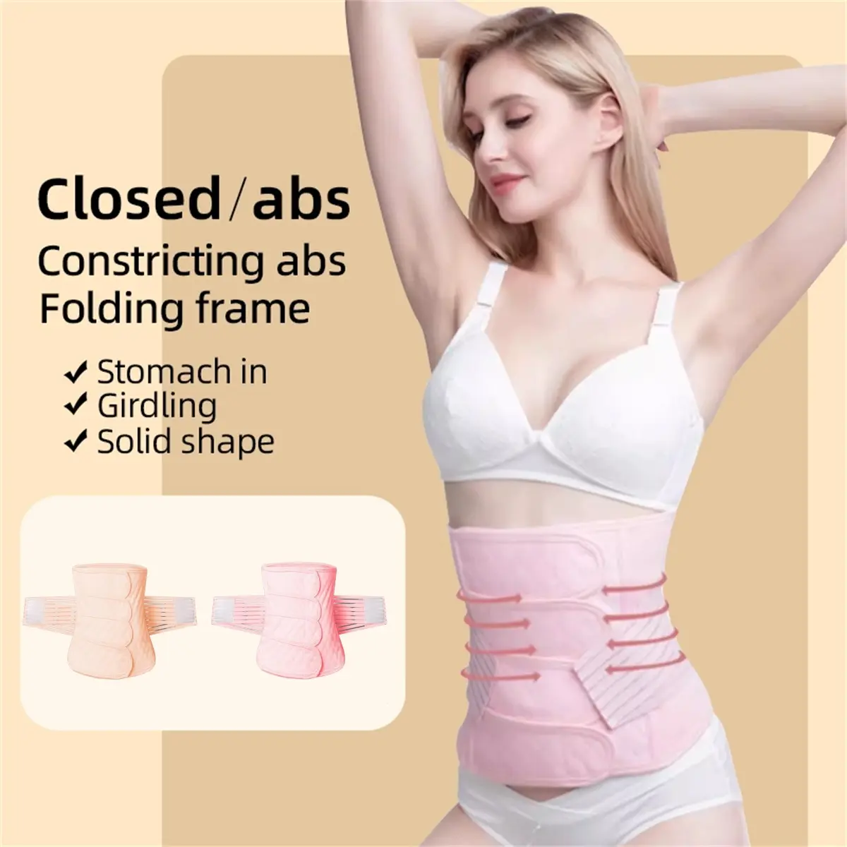 Wanita After Delivery Belly Band Puerpera Eutocia Pregnant Woman Caesarean Section Waist Shaping Corset Binding Band 3321