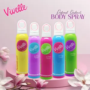 Vivelle Perfume Body Spray 150 ml Super Promo - EK Wangi Tahan lama - Liquid Semprot