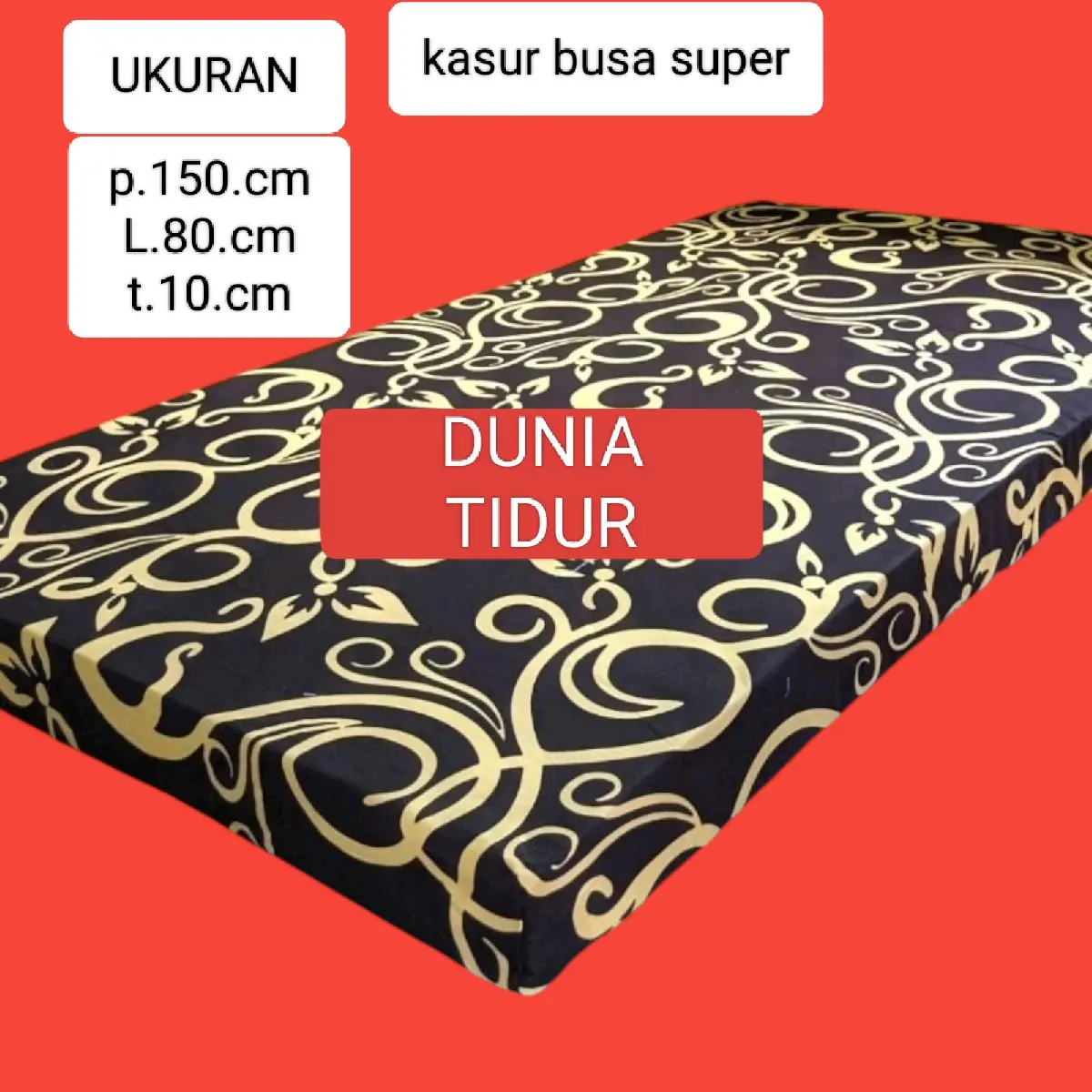 kasur busa anak anak berkualitas super awet. ukuran p.150xL.80xt.10.cm