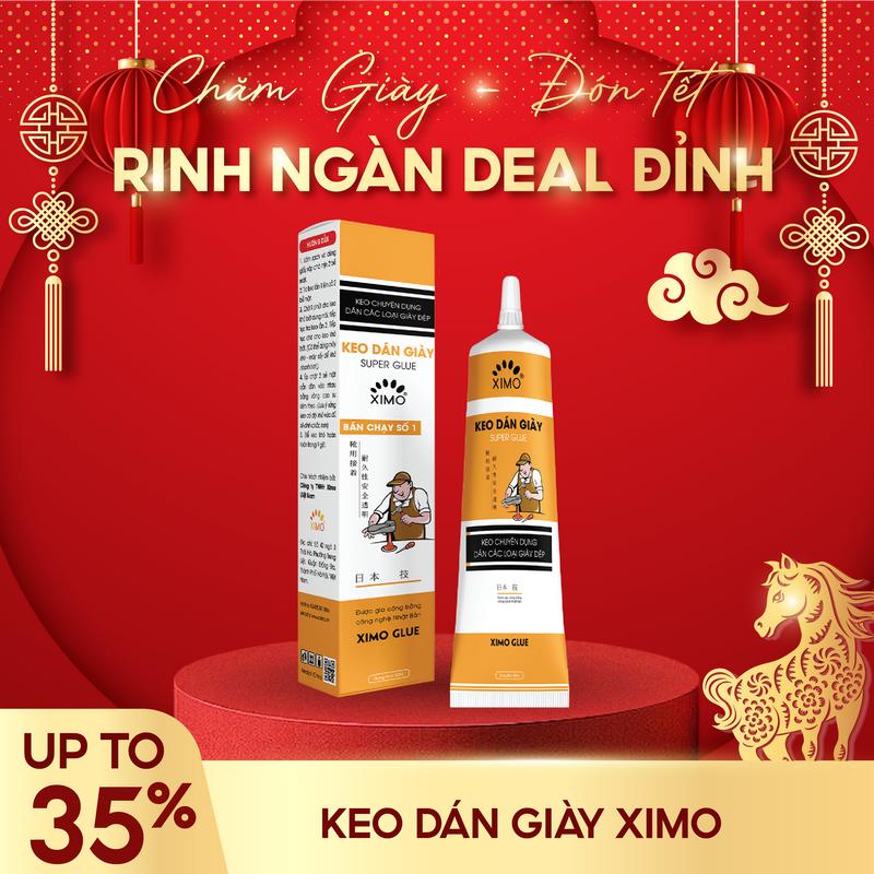  Keo dán giày thể thao siêu dính dùng nhiệt trong suốt không tổn thương da XIMO KDG06 