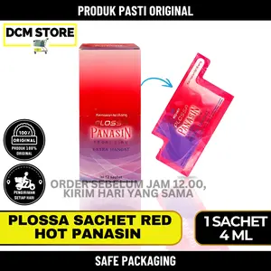Plossa Sachet  Red Hot Panasin 1 Sachet 4 Ml Minyak Angin Aromatherapy Yang Dapat Meredakan Pegal-Pegal Sakit Kepala Gejala Masuk Angin Kembung Dan Mual Dengan Aroma Yang Segar