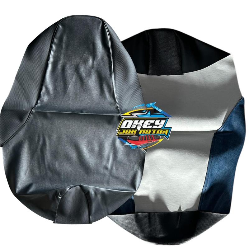 kulit jok motor honda supra x 125 (tersedia 2 jenis varian bahan) 2