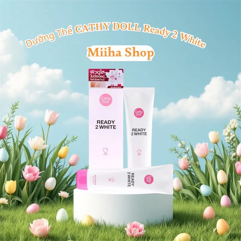 Dưỡng Thể Cathy Doll Ready 2 White - Dưỡng da nhẹ nhàng và hỗ trợ nâng tone