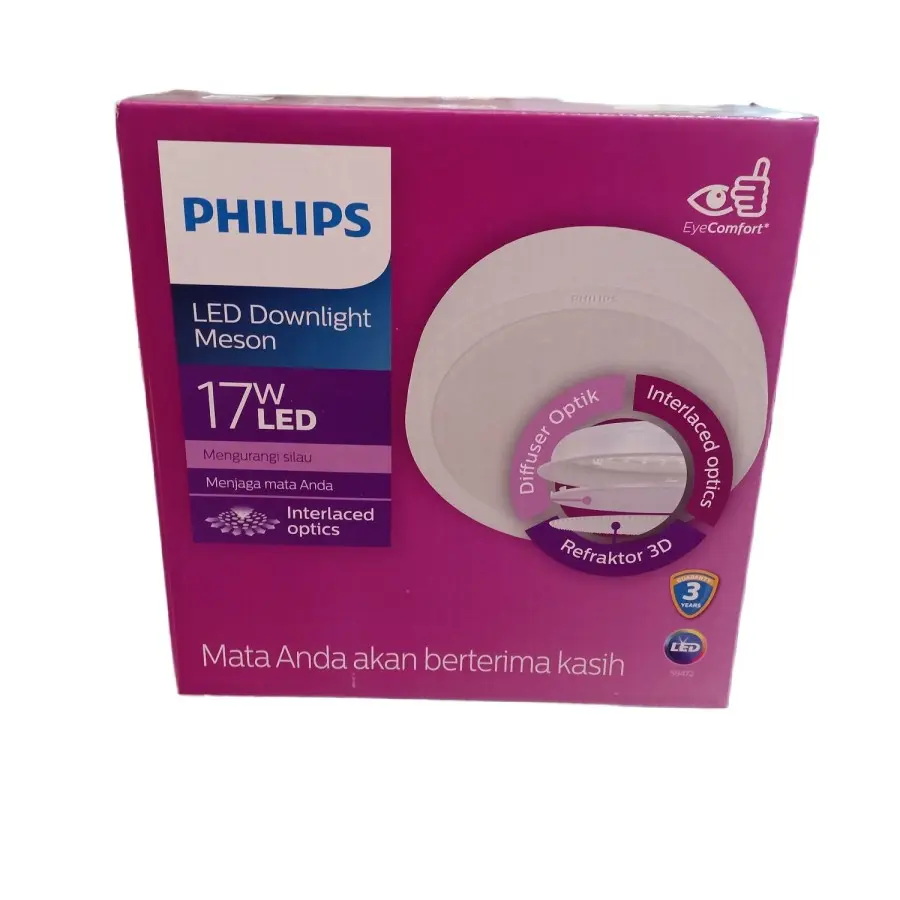 PHILIPS LAMPU DOWNLIGHT MESON LED OUTBOW 17W / 24W // PUTIH