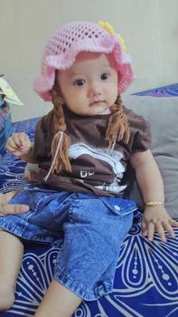 Product Review of LOVE KIDS/SETELAN ANAK PEREMPUAN LENGAN LENDEK CELANA DENIM/SETELAN ANAK CEWEK MOTIF MEWAH DAN LUCU KEKINIAN from A**8 0