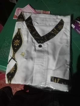 Product Review of BAJU KOKO PRIA DEWASA LENGAN PENDEK TERBARU KOMBINASI BATIK Motif Muslim  Katun Kurta Panjang from a**y 1