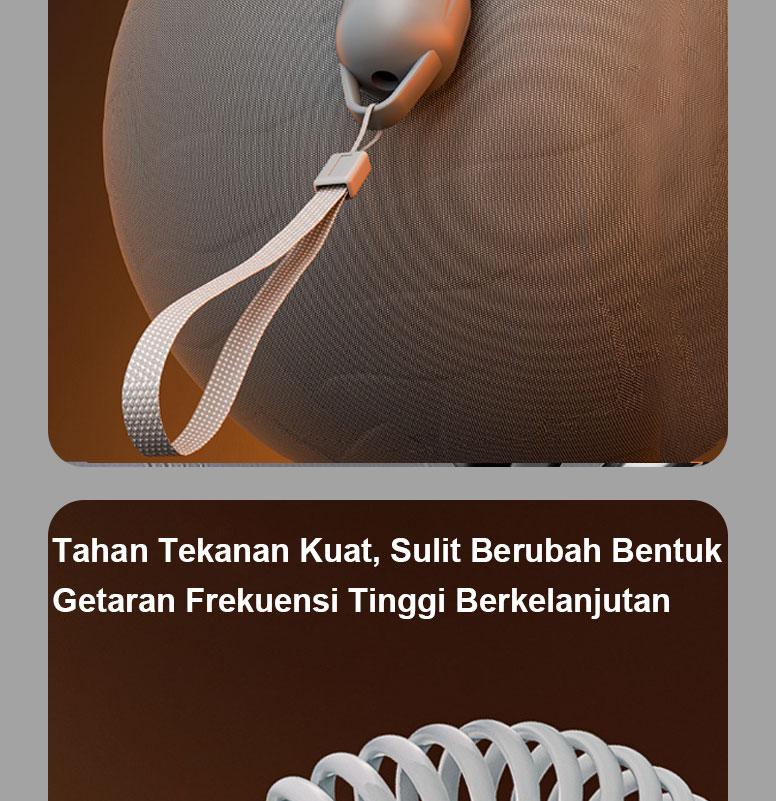 【Booming】Wireless Battle Ropes Tali Fitness Latihan Kekuatan Inti Latihan Kebugaran Jasmani Olahraga Dalam Ruangan