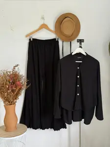 Pistachio Zane Abstrak nd List Zane Set Knit Strechy Medium To Big Size Set