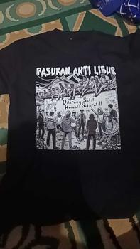 Product Review of Kaos Pasukan Anti Libur Vol 4 Kaos Kata Kata Unisex Cotton Combed 24s Sablon DTF Size S sd XXXL by Markaskaos.id from A**d R**n 0
