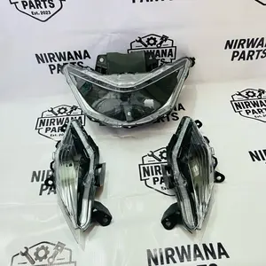 Housing Kosongan + Lampu sen Depan Beat New LED Deluxe 2020-2023 hitam