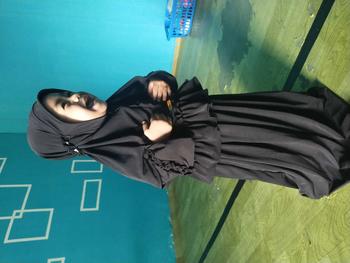 Product Review of MIMMI.ID—Shanum Set Jilbab Dress Gamis Jersey Anak Perempuan Baju Muslim Panjang Syari Cewek Wanita Setelan  Polos Newborn from B**h 2