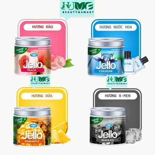 Sáp Thơm Nhà Vệ Sinh Cao Cấp Jello 220G, Sáp Thơm Phòng Pure Aroma Giúp Khử Mùi Và Thơm Mát Cho Không Gian Gia Đình 0