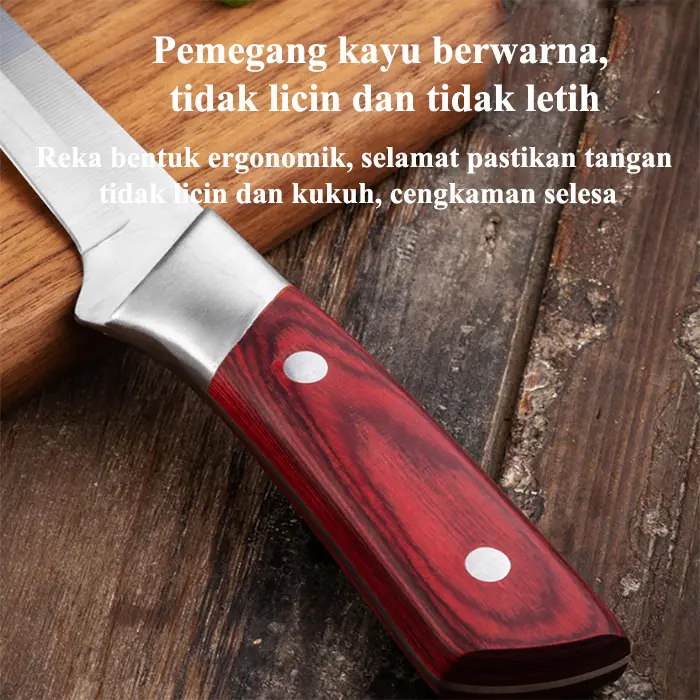 JAPAN MULTI-PURPOSE STEEL KNIFE PRO Mongolian Knife 3 Layer Anti-Rust Knife SUPER KNIFE JAPANESE Stainless 3