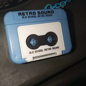 Daebak Gantungan Kunci Retro Sound Mini Voice Recorder