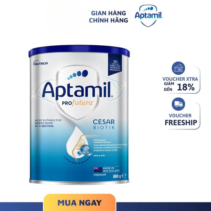 Apta New1-Sữa công thức hỗ trợ tiêu hóa, miễn dịch, trí não, phát triển toàn diện 800g