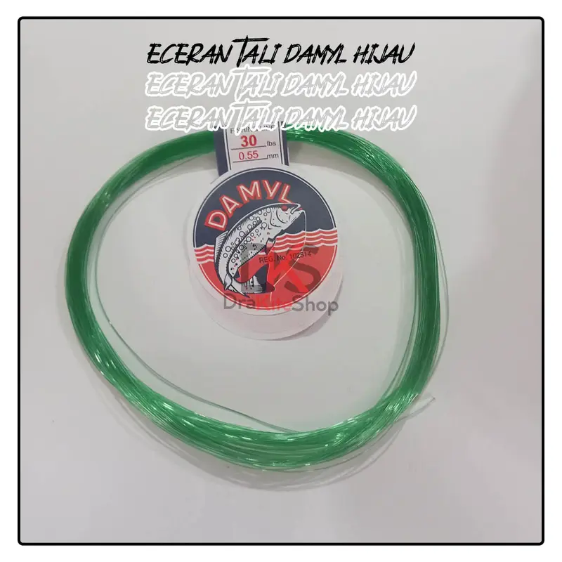 ECERAN Tali Senar DAMYL Hijau 4