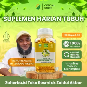 Minyak Zaitun JSR dr Zaidul Akbar - isi 100 kapsul Zaitun Asli Khas JSR / Produk Original