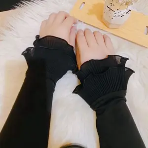 HANDSOCK PLISKET 2 LEYER/MANSET TANGAN HAJI UMROH/SARUNG TANGAN PLISKET 2 LEYER PREMIUM/SARUNG TANGAN MUSLIMAH