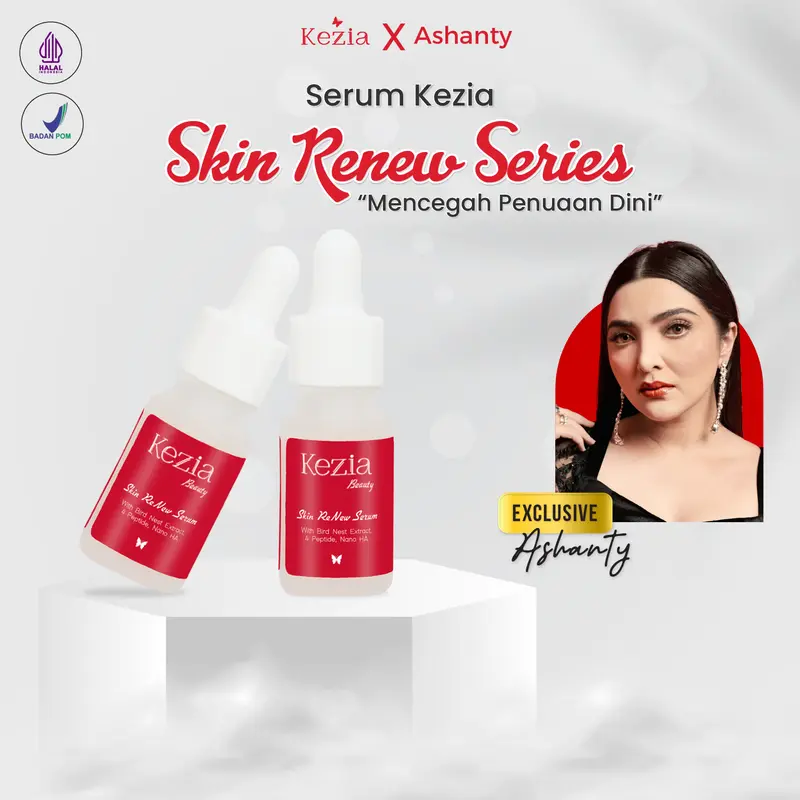 KEZIA By ASHANTY - SERUM SERIES KEZIA BEAUTY (WHITENING - ACNE - DARKSPOT - SKIN RENEW) 4